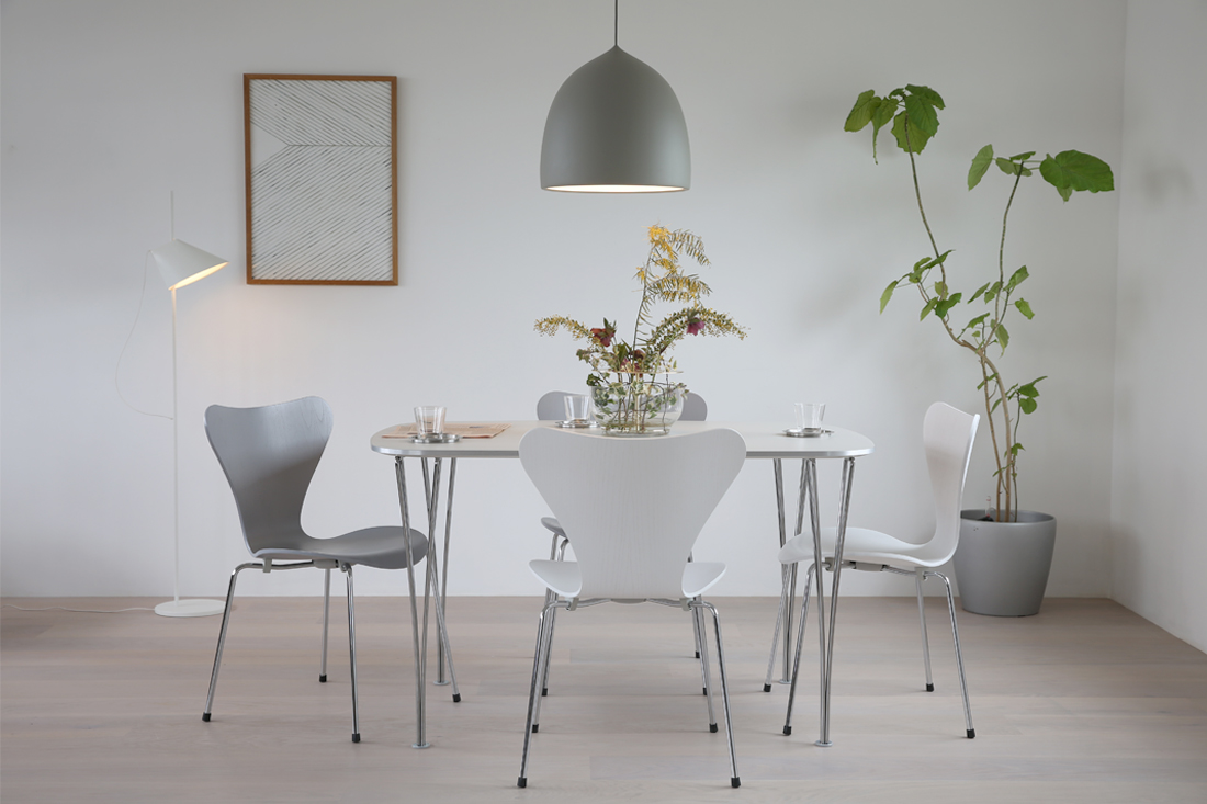 Fritz Hansen セブンチェア Nine Grey 正規品
