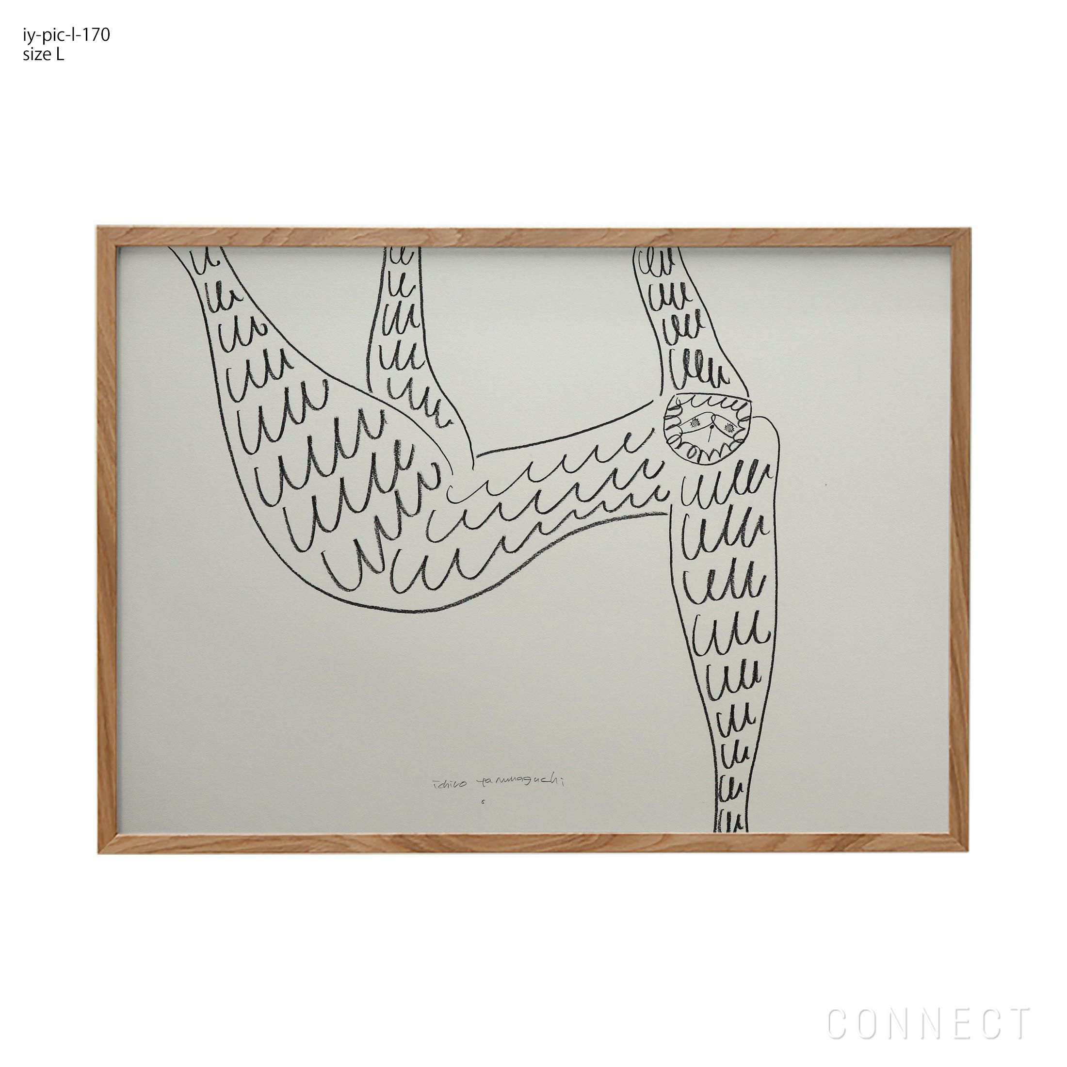 9999】ヒョウのイラスト 山口一郎 絵のみフレーム無 9999】ヒョウの