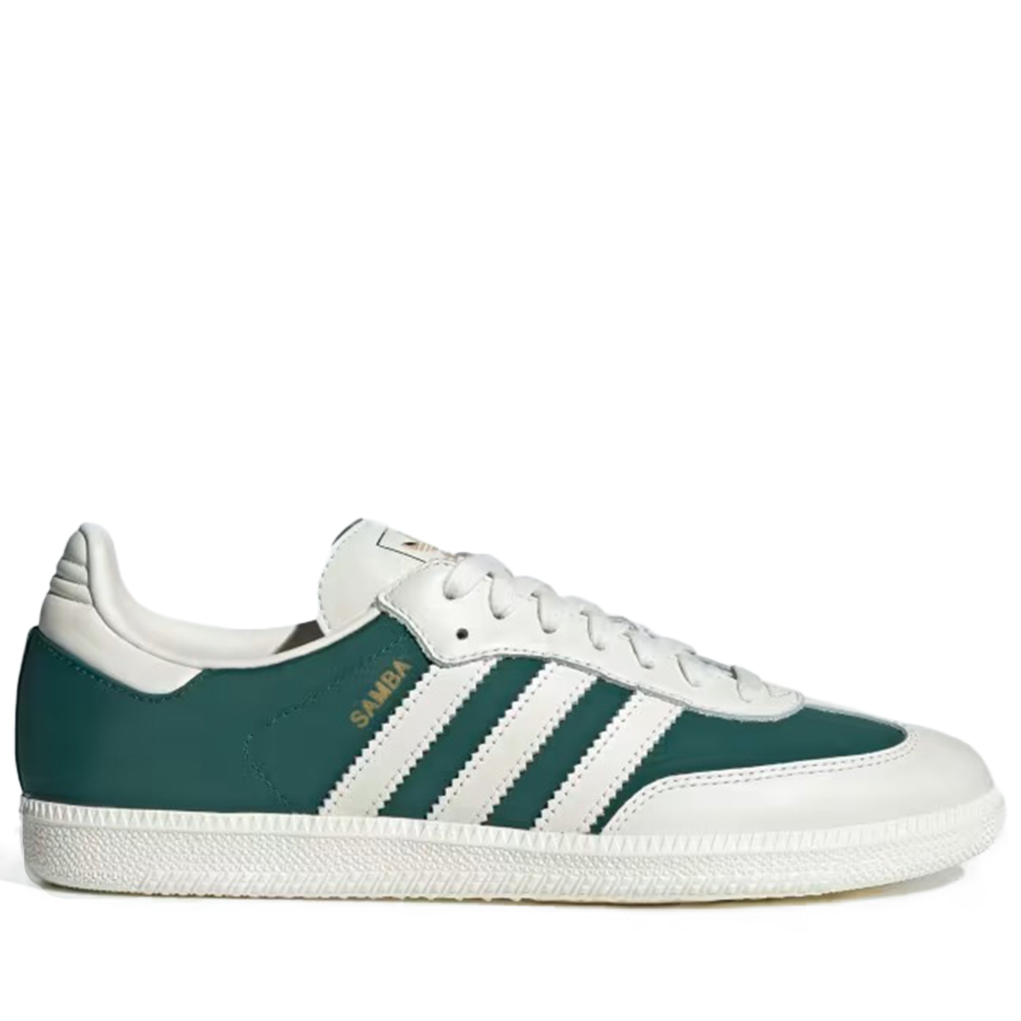 Men's Adidas Samba OG - Off White/Collegiate Green – Cool J's