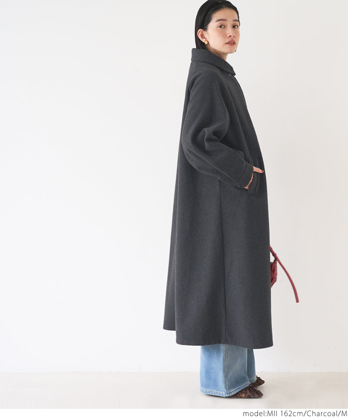 セール☆6990円→990円 フェイクウールロングコート レディース メール