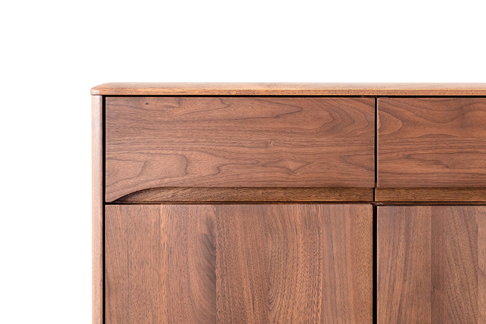 VIRTAUS サイドボード 120【ウォールナット/クリア】 | cocochi