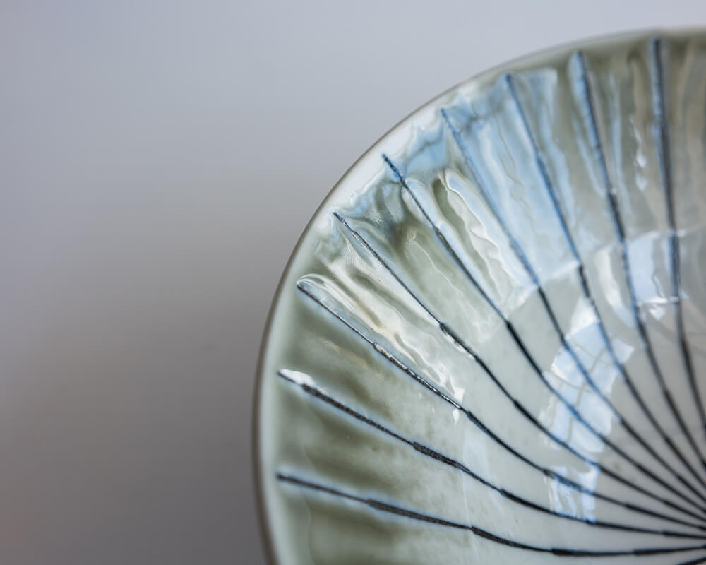 TOKUSA 織部吹 輪二重 8寸深鉢 -器市- | cocochi ｜ 家具と服と暮らし