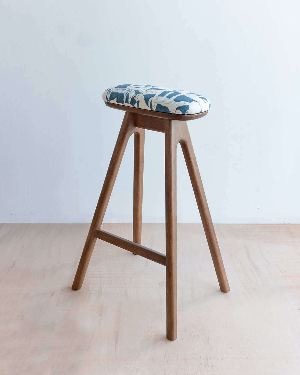 送料込】キッチンスツールBR(H630) ＋ ミナ ペルホネン( mina perhonen