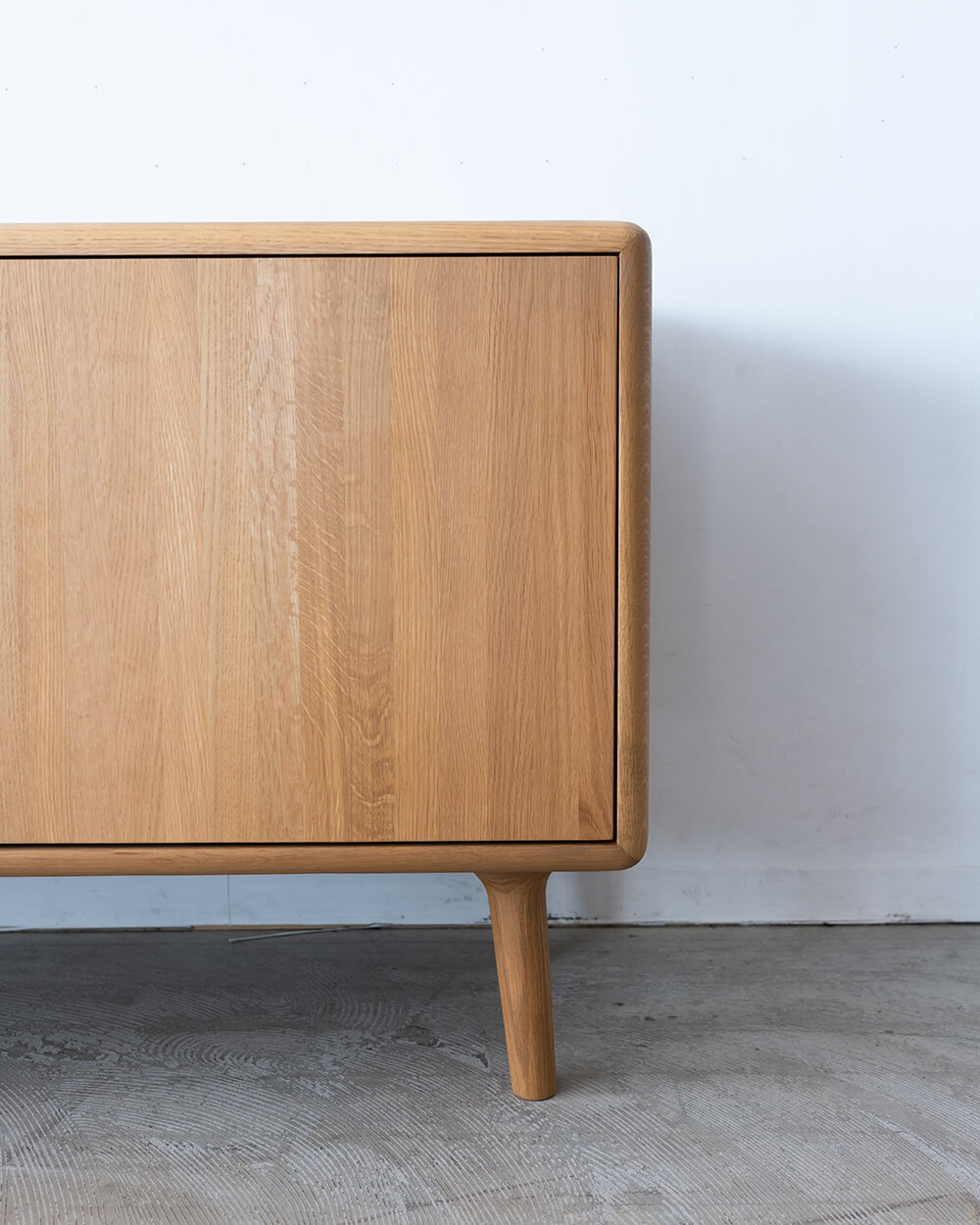 現品SALE］BRIDGE サイドボード 1500 [NA] ホワイトオーク無垢材