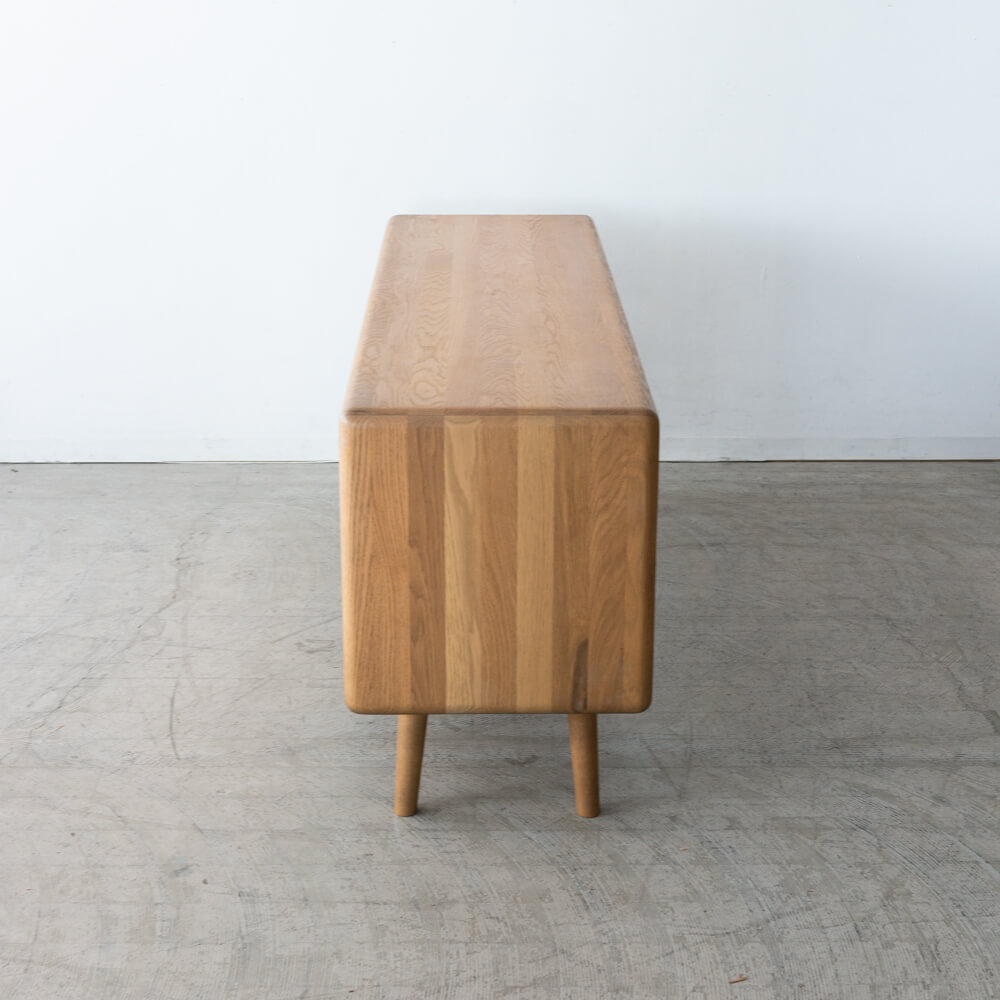 現品SALE］BRIDGE サイドボード 1500 [NA] ホワイトオーク無垢材