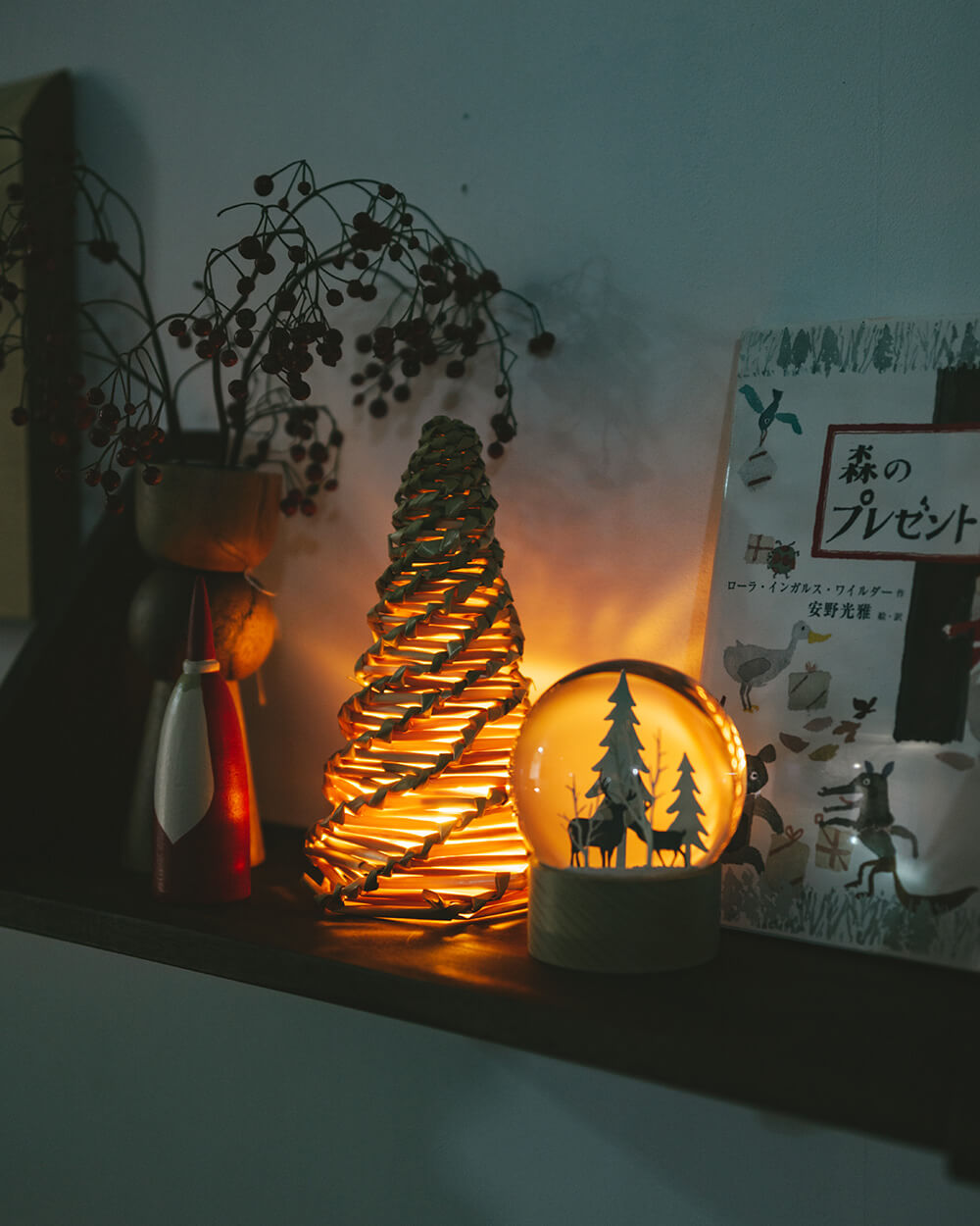 ストローツリーオブジェ (LEDキャンドル付) | cocochi ｜ 家具と服と
