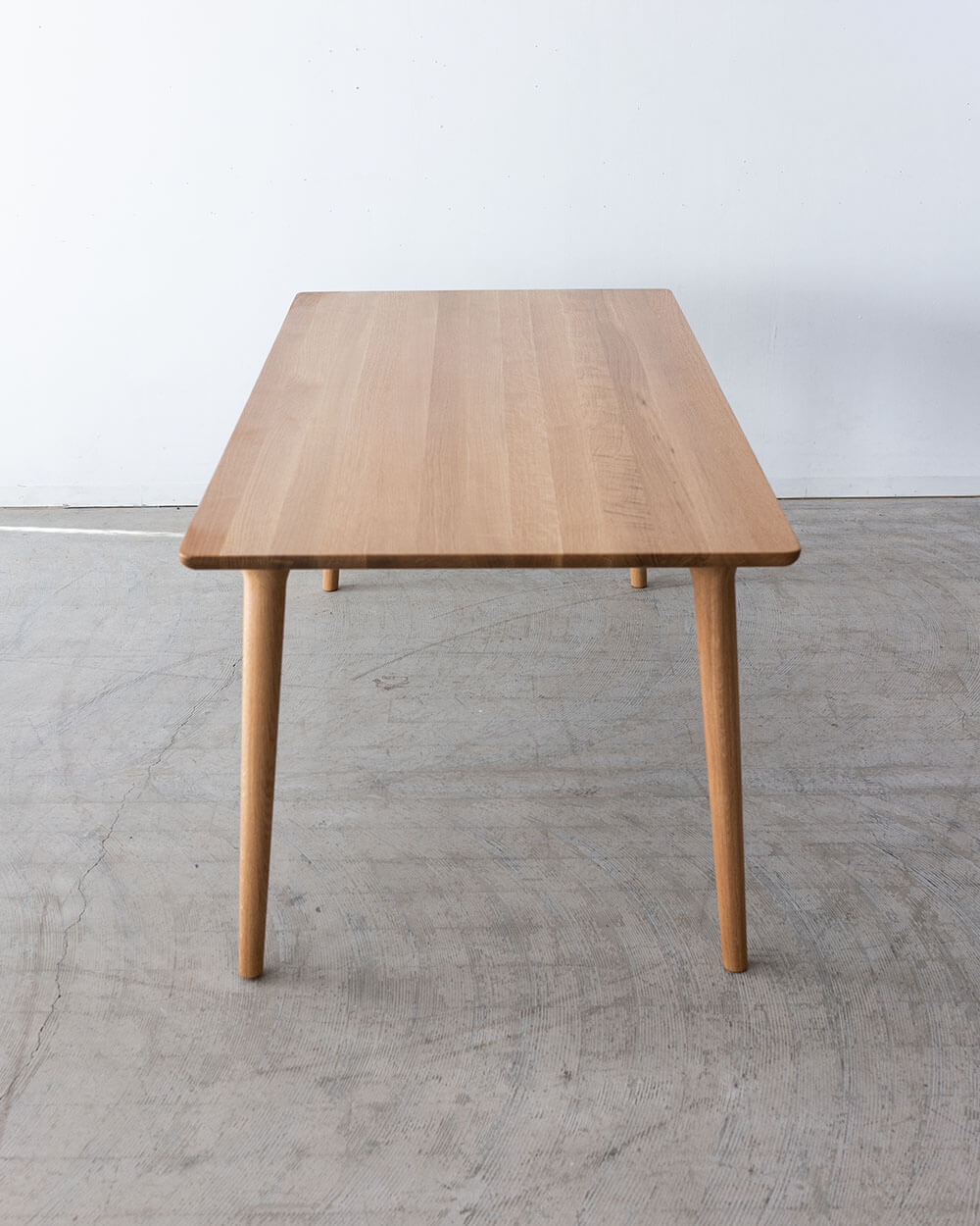 BRIDGE ダイニングテーブル 160［NA］ホワイトオーク無垢材 / オイル