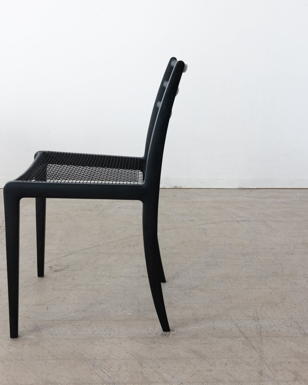 数量限定］ELEGANCE ダイニングチェア ホワイトアッシュ材 / Black