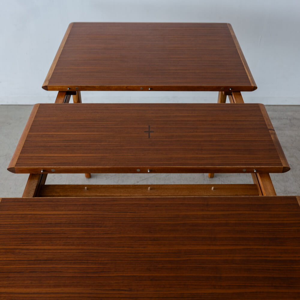 ダイニング4点セット］EDDA 伸張ダイニングテーブル＋チェア×2＋ベンチ