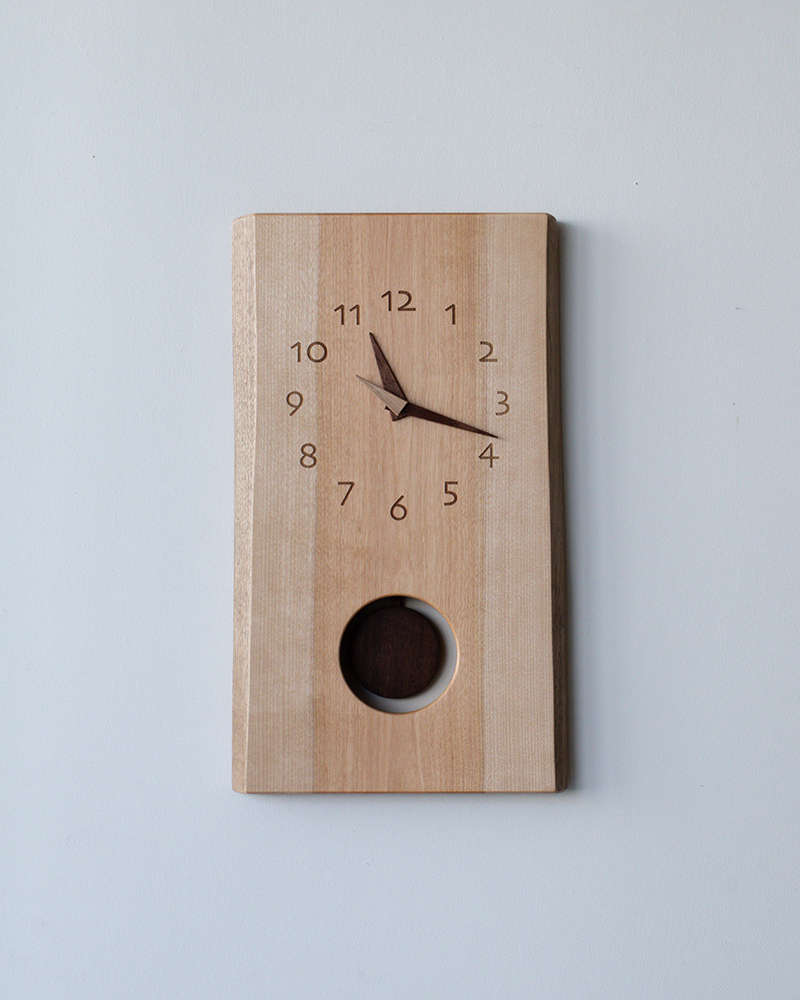 木の振り子時計mimi 樺61 ⑴ mori to kurasu | cocochi ｜ 家具と服と