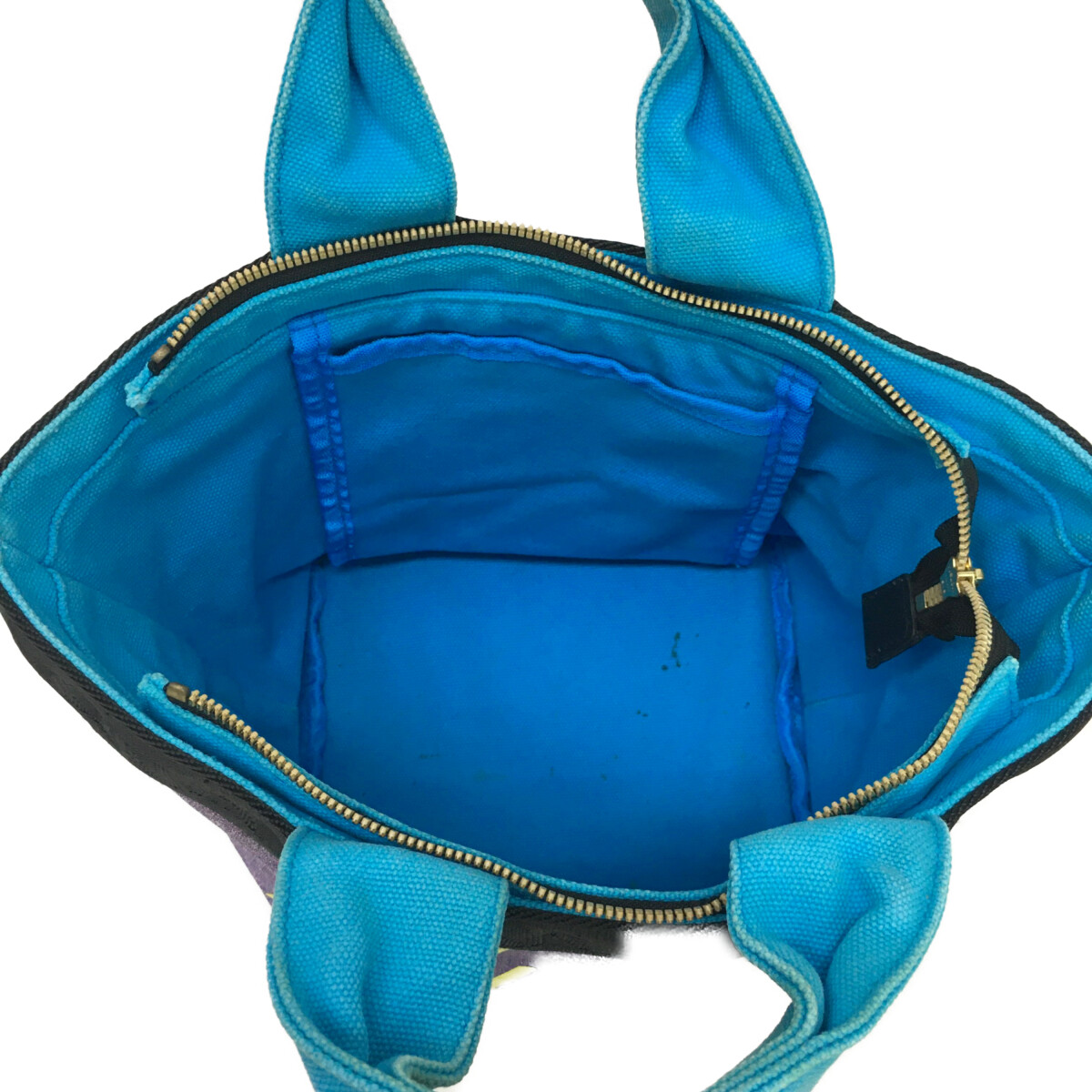 中古 マークアンドロナ MARK&LONA カートバッグ パープルラメ ハワイ