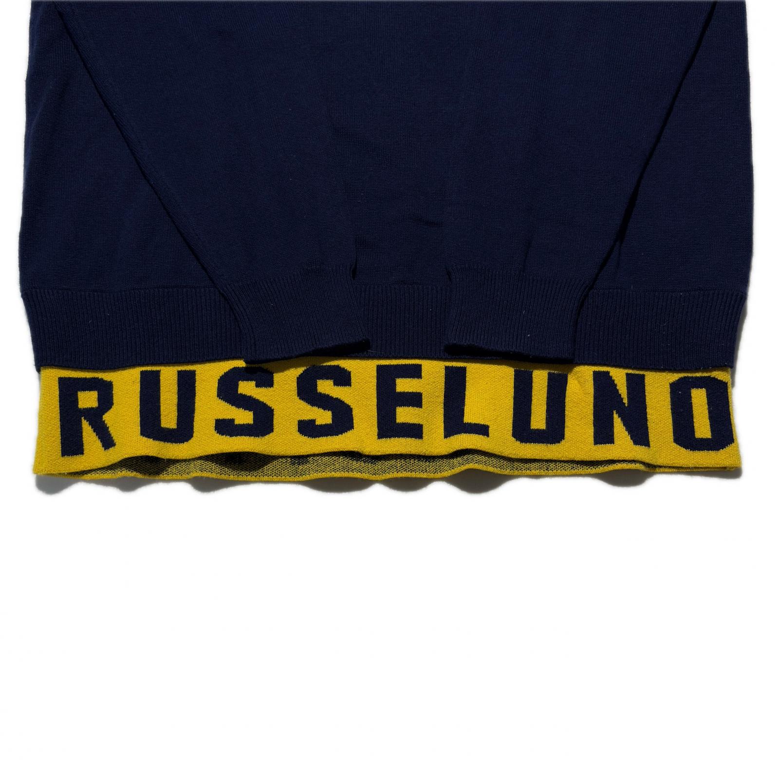 ラッセルノ RUSSELUNO ゴルフ ニット セーター ネイビー ラッセルノ