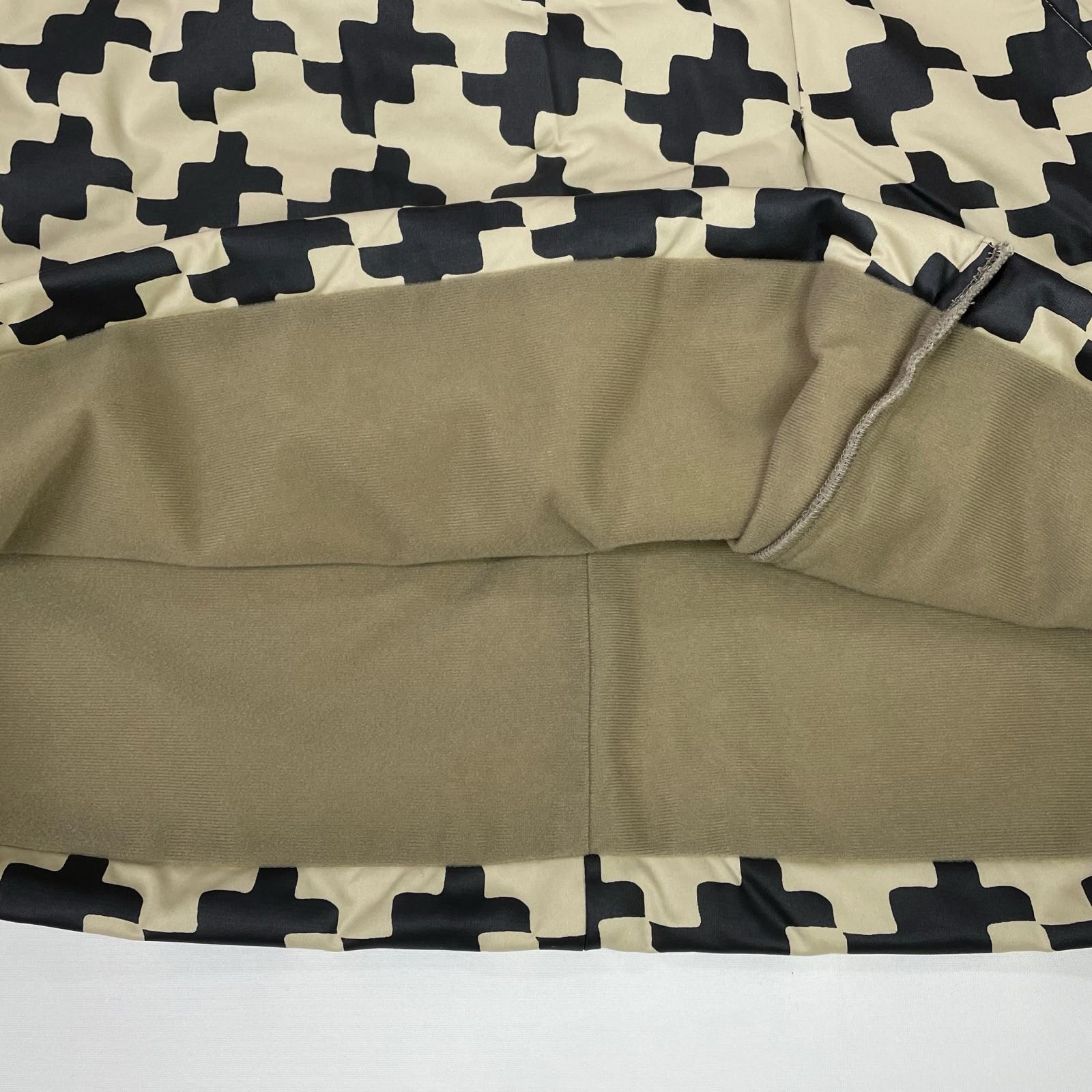 archivioアルチビオ チェック柄長袖セーター＆スカート セットアップ