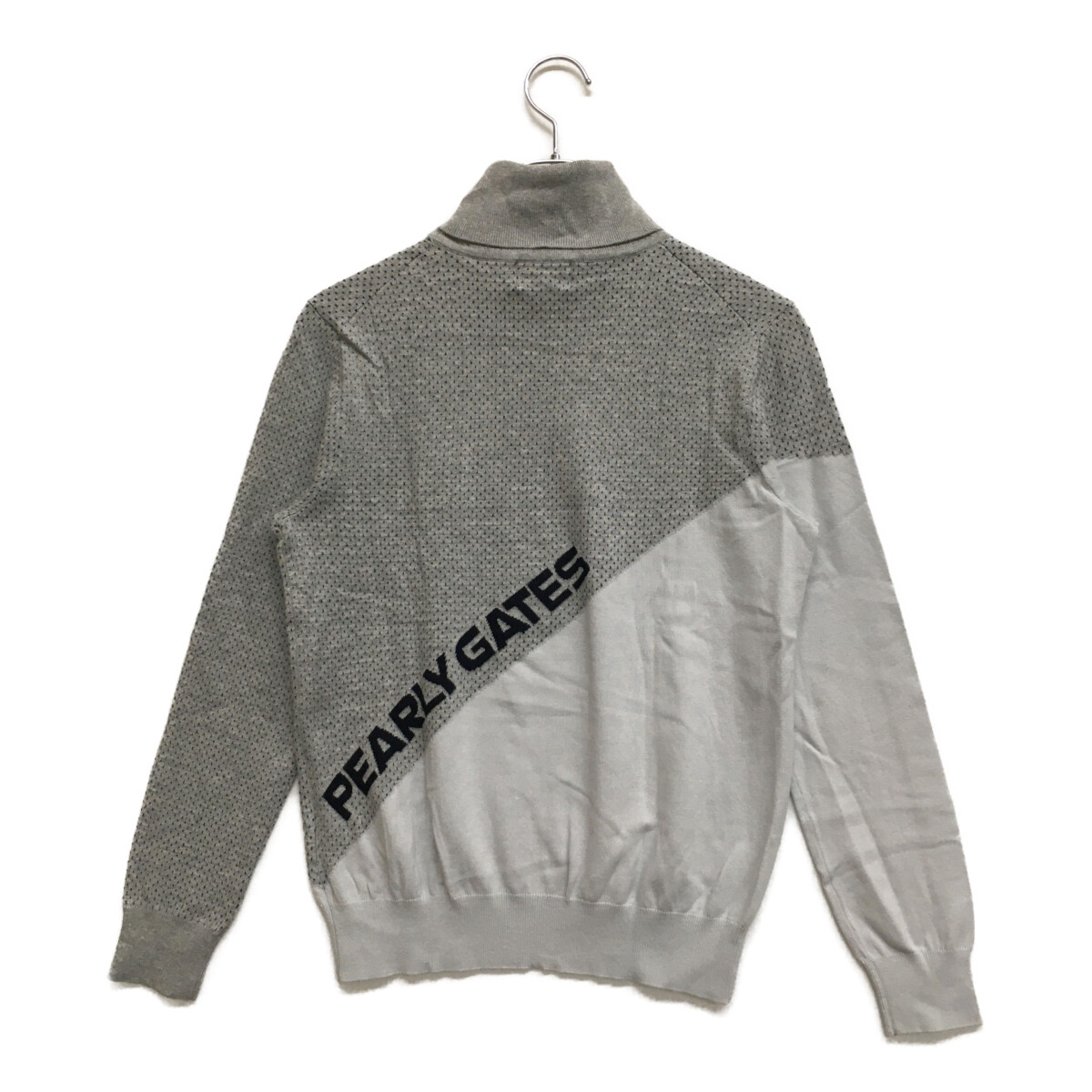 中古 レディース パーリーゲイツ PEARLY GATES セーター 0(S) グレー