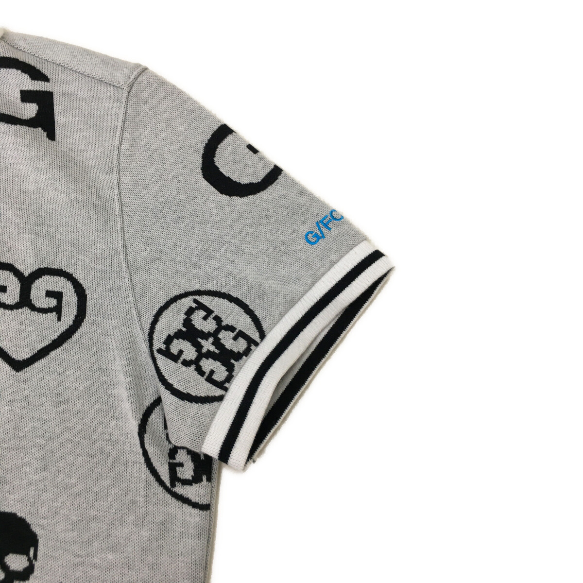 中古 レディース ジーフォア G/FORE セットアップ 40(L) グレー ニット