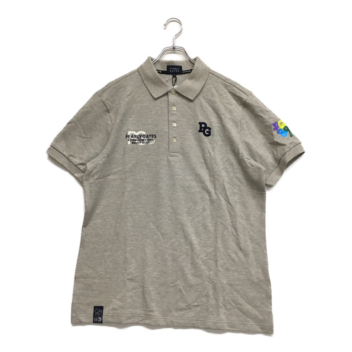未使用品 メンズ パーリーゲイツ PEARLY GATES 半袖ポロシャツ 7(XXL