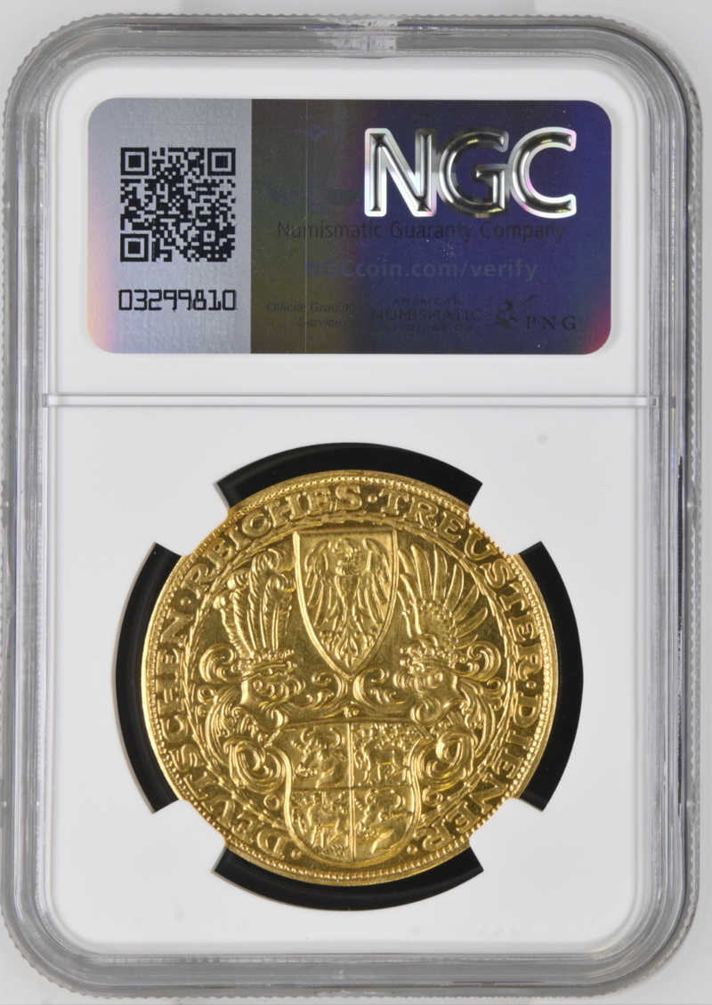 1927年ドイツ ヒンデンブルク大統領生誕80周年記念 金メダル(NGC/MS61
