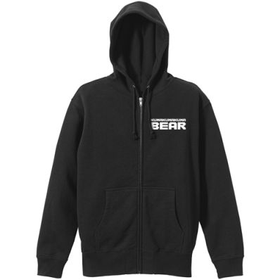 シャープ公式通販】 くまクマ熊ベアー ユナ ジップパーカー/BLACK-M|UL