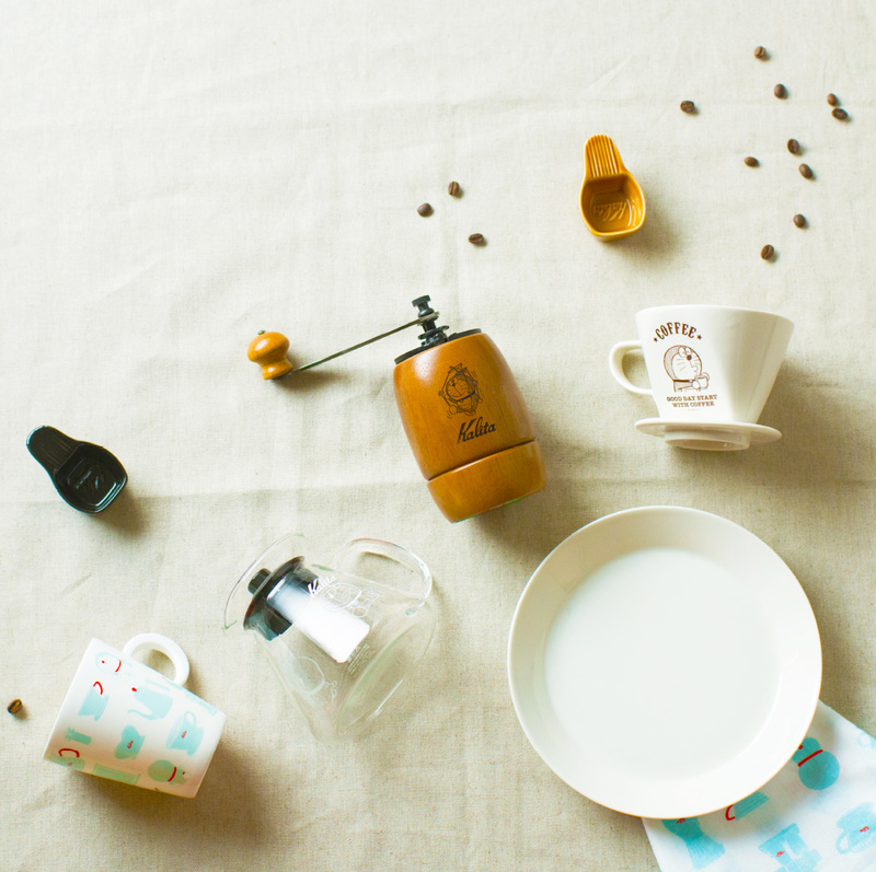 ドラえもん×カリタ のコラボ！かわいいコーヒーグッズが登場しています