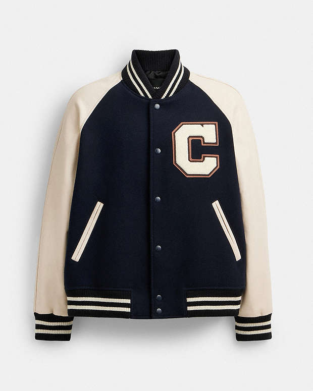 コーチ スタジャン ジャケットXL COACH ヴァーシティ JACKET 48 公式