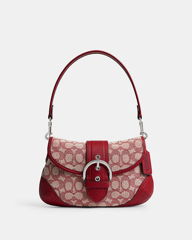 Coach Soho RED Signature Shoulder Bag