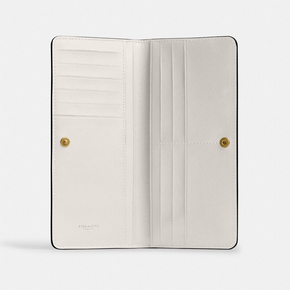 ホワイト 【公式】COACH – コーチ 長財布 レディース