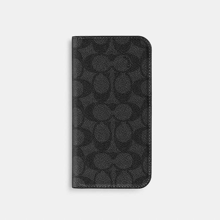 COACH® Outlet | Iphone 16 Pro Max Folio In Signature Canvas