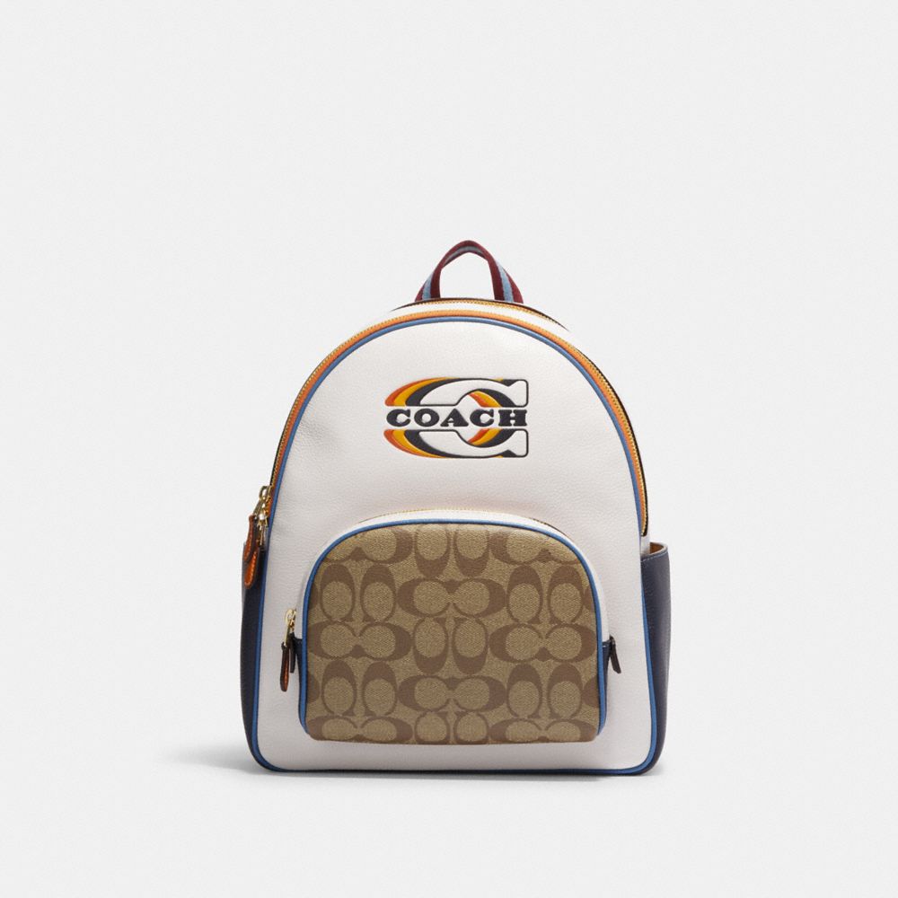 希少新品 COACH リュック バッグパック シグネチャー キャンバスCZ771