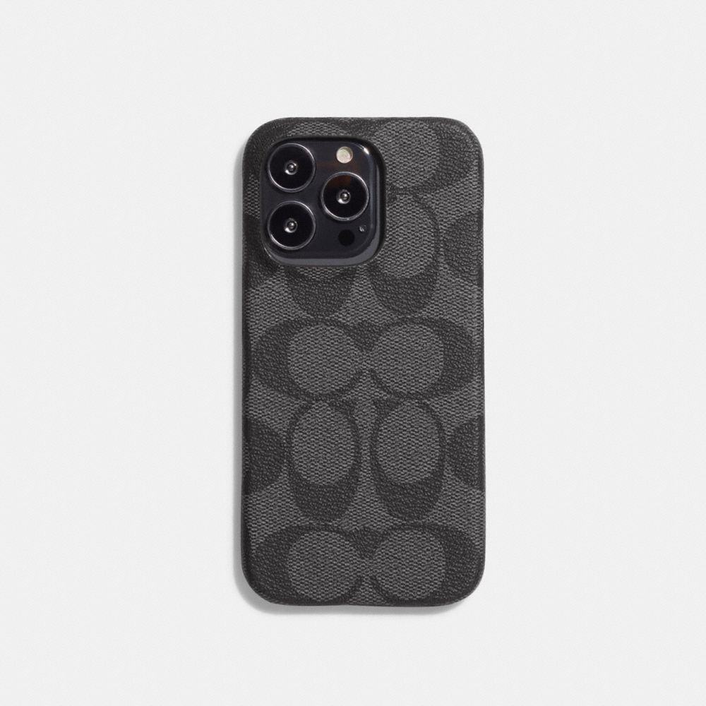 COACH® CH | Iphone 14 Pro Case In Signature Canvas
