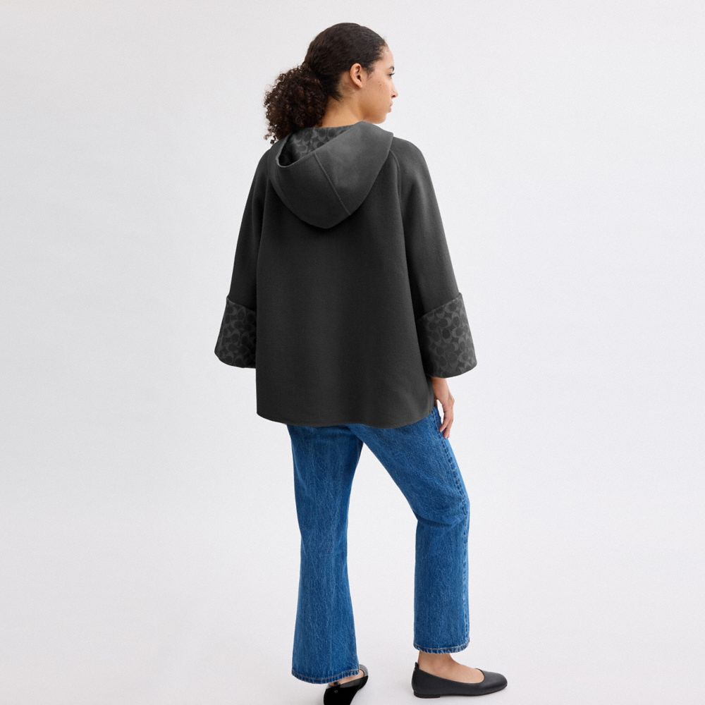 公式】コーチアウトレット | ウール ケープ