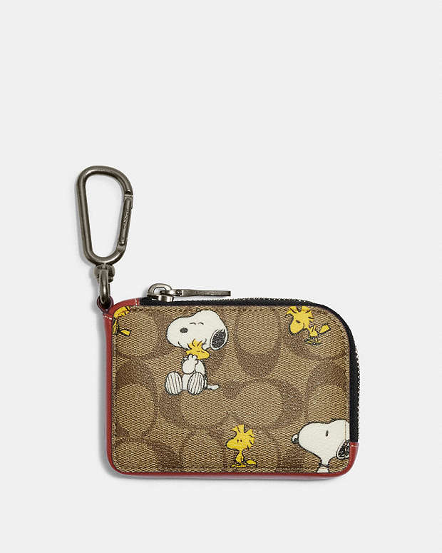 公式】コーチアウトレット | 【COACH X PEANUTS】Lジップ カード