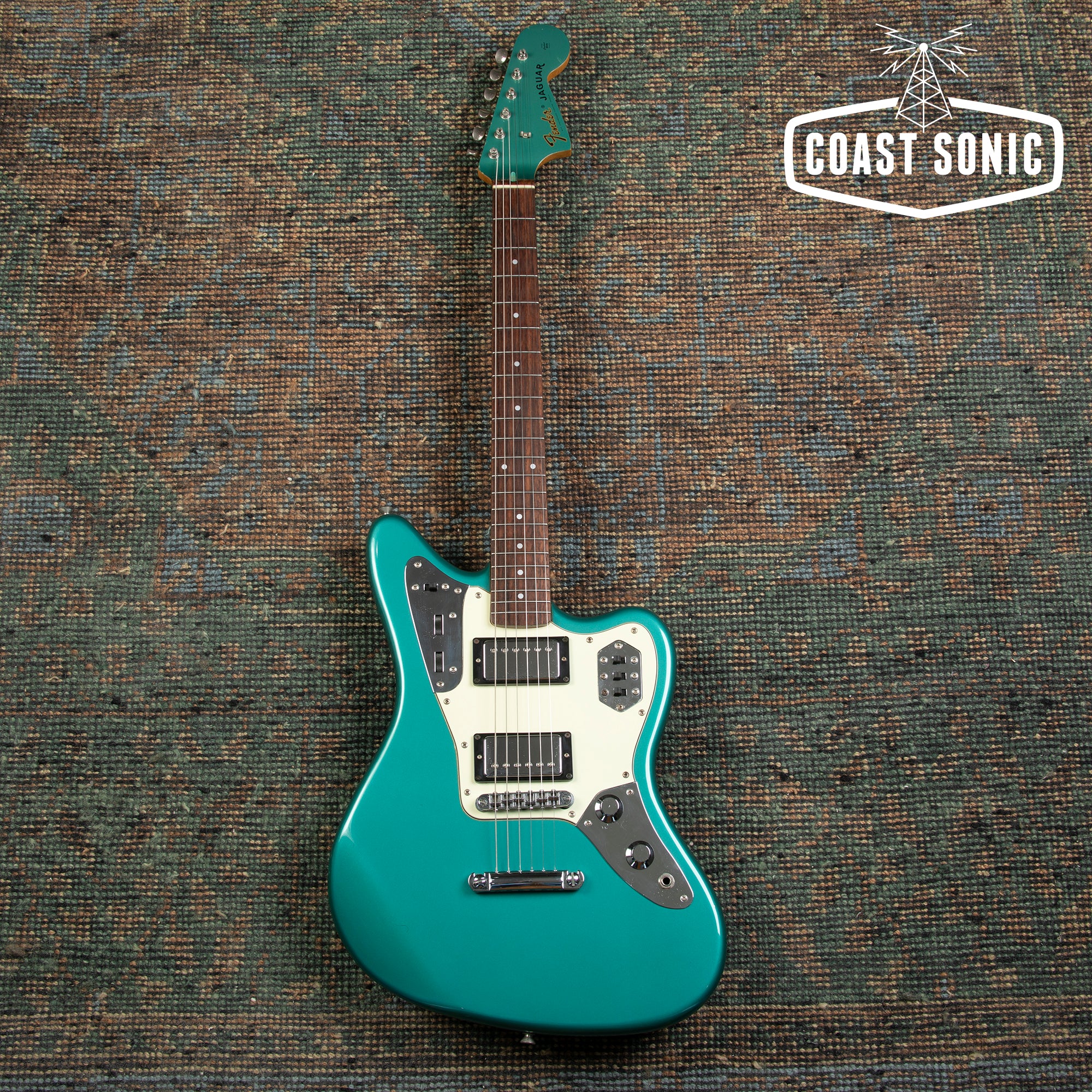 2003 Fender Jaguar Special JGS HH Ocean Turquoise Metallic w/ matching