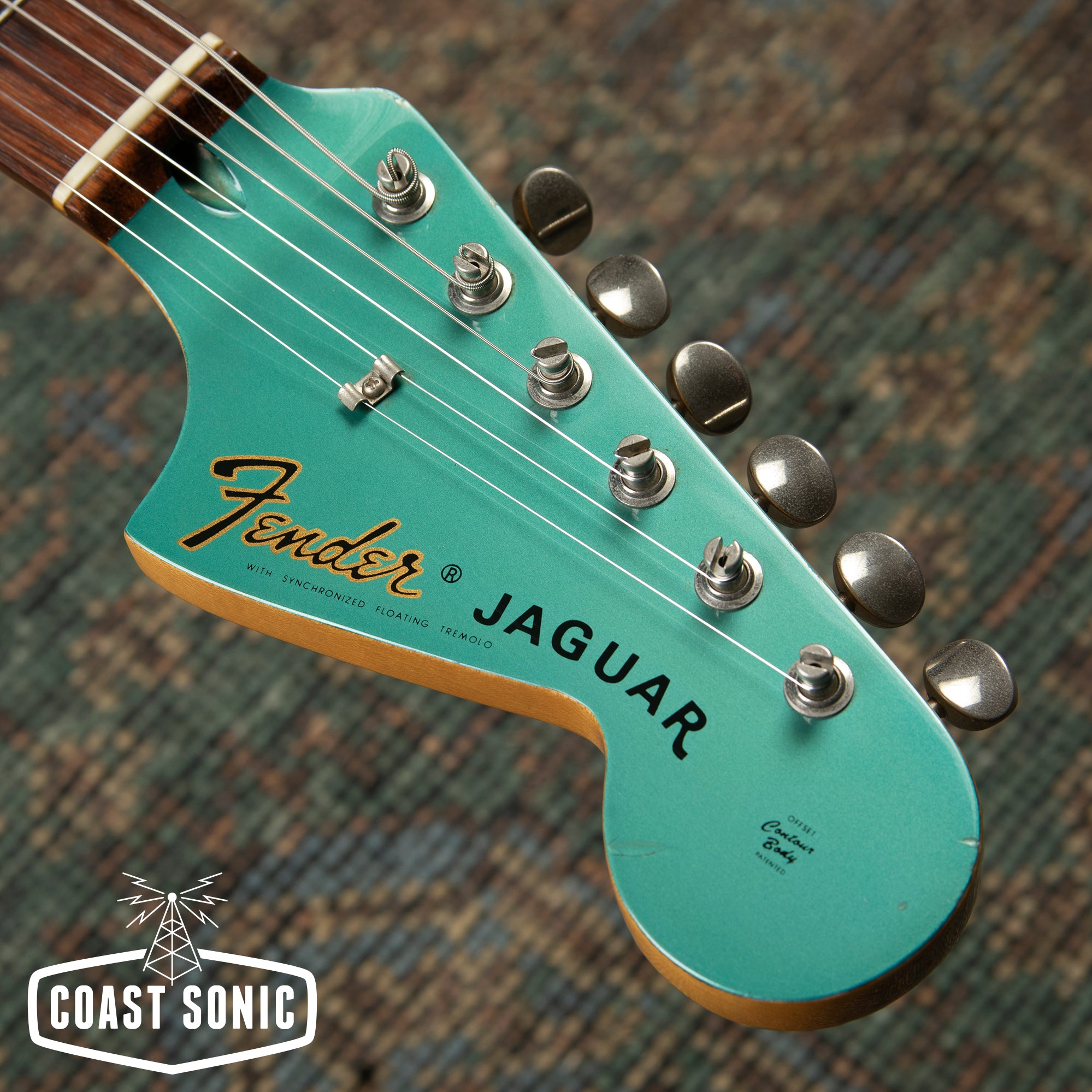 2003 Fender Jaguar Special JGS HH Ocean Turquoise Metallic w/ matching
