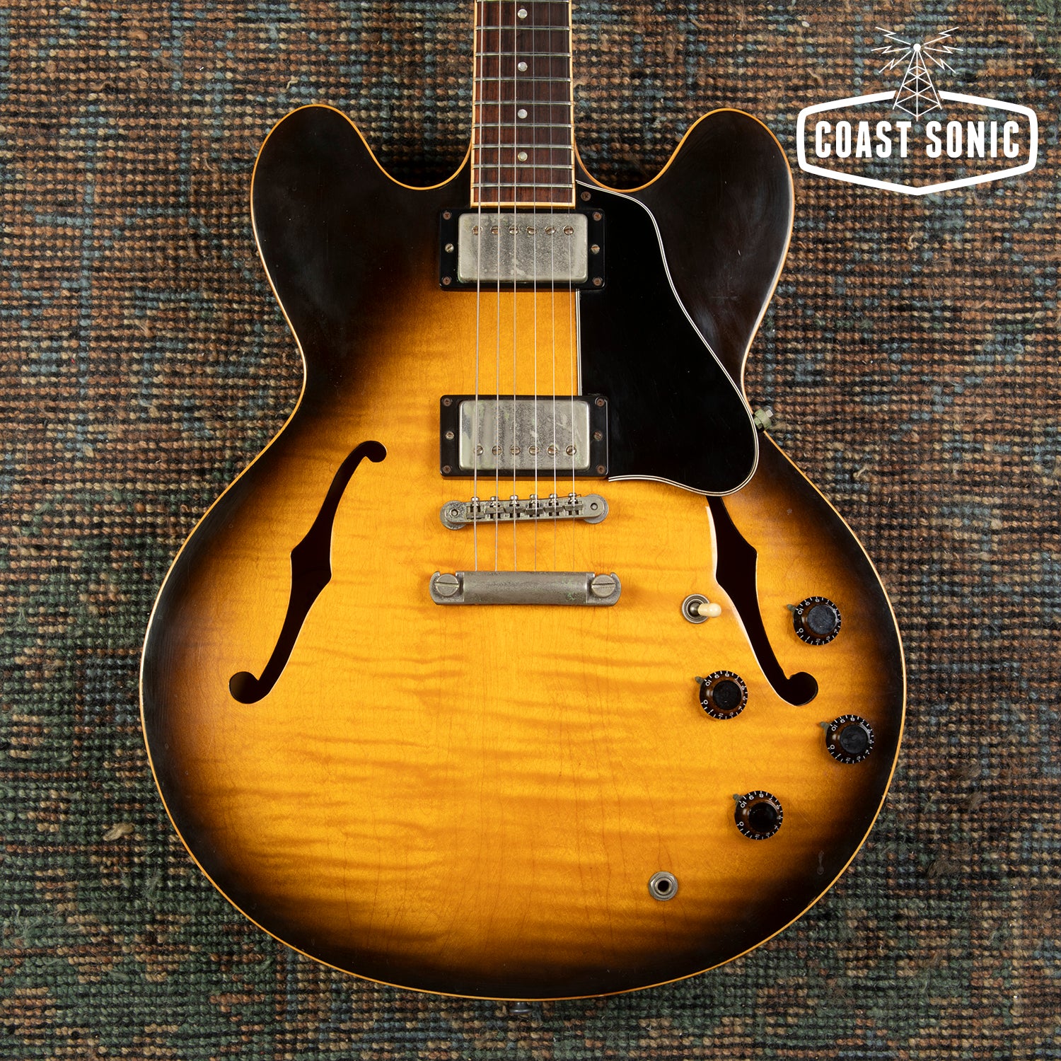 1993 Gibson ES-335 Dot Semi-Hollow Guitar Vintage Sunburst w/case