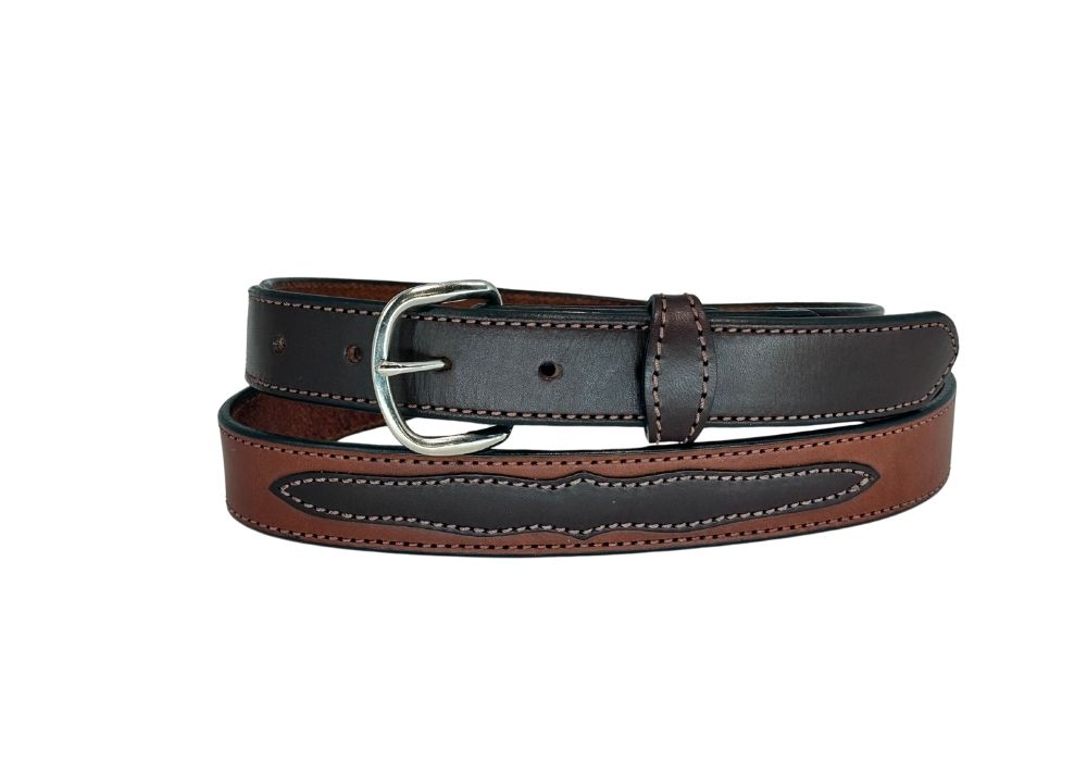 English Bridle Leather Lentz Belt - Coblents Leather