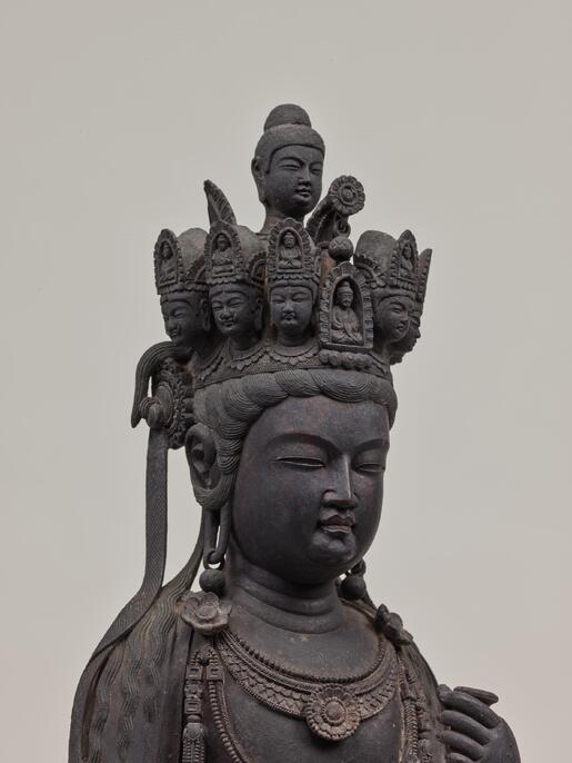 中国九江人形 子安観音菩薩像 観世音菩薩 龍上観音 仏教 仏像 景徳鎮