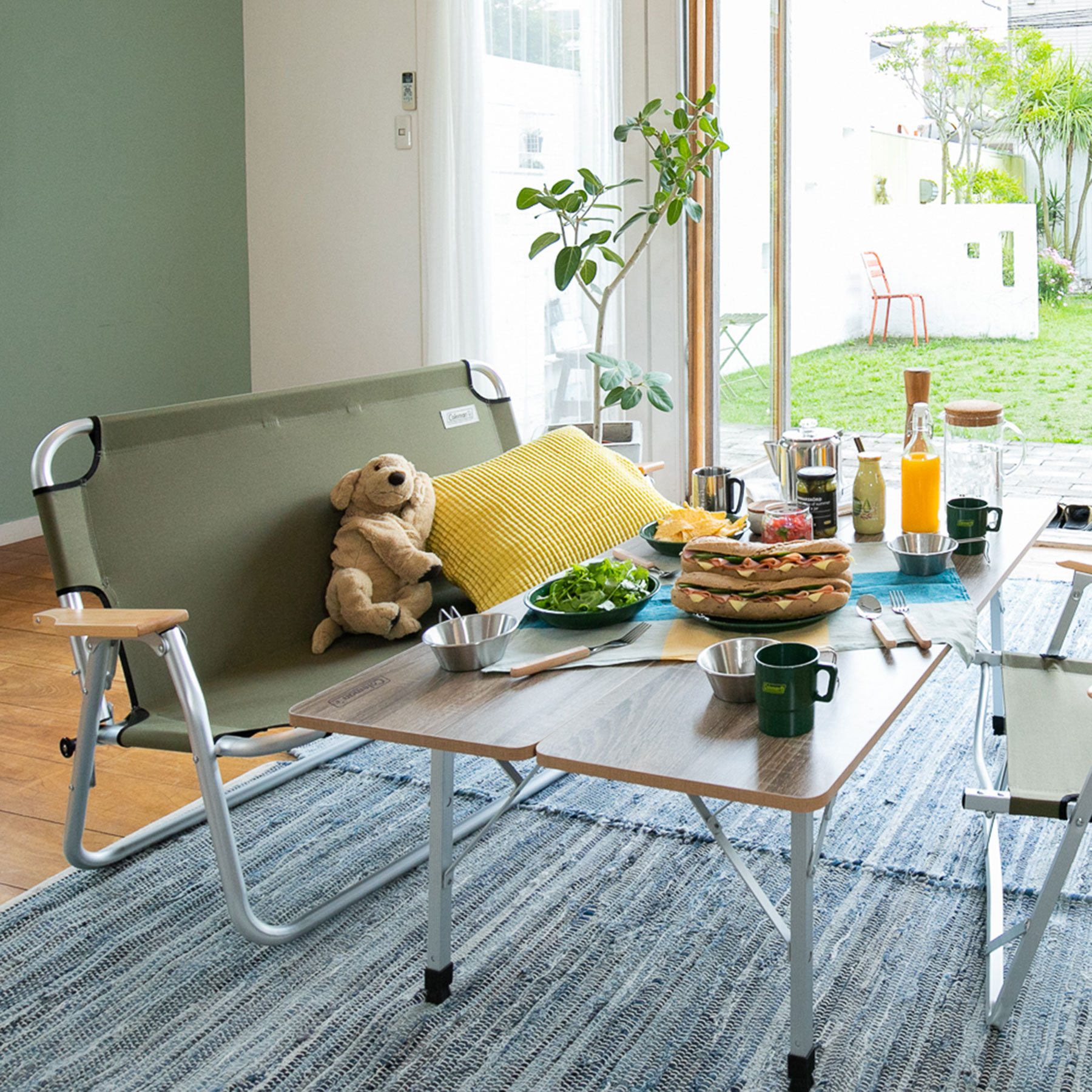 Relax Folding Bench Olive