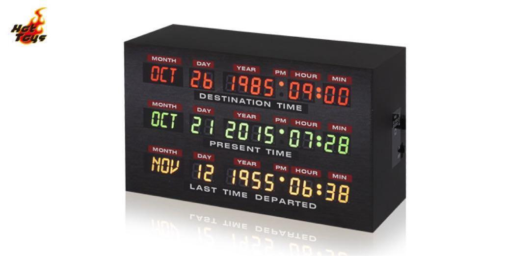 点灯不可。ライトボックス BACK TO THE FUTURE ホットトイズ 点灯不可