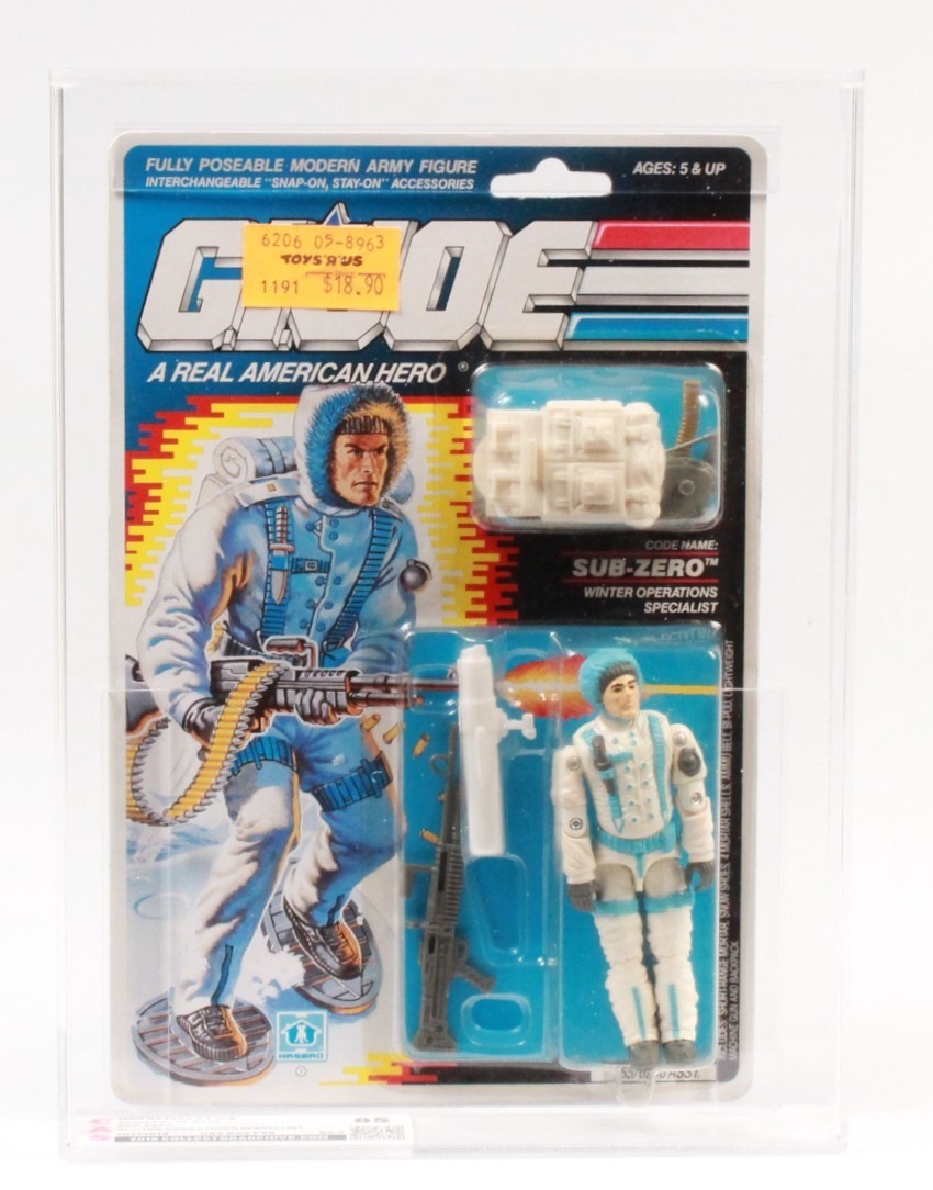 1990 Hasbro G.I. Joe Carded Action Figure - Sub-Zero