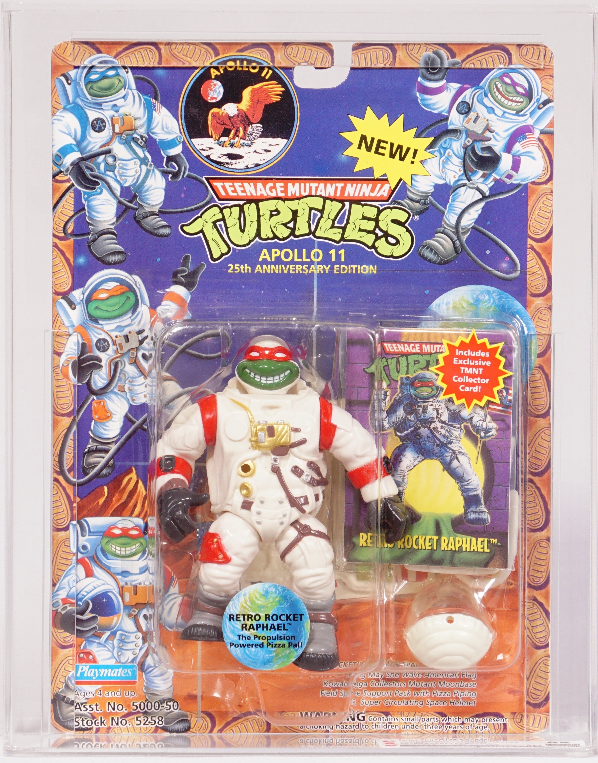 1994 Playmates Teenage Mutant Ninja Turtles Apollo 11 Carded