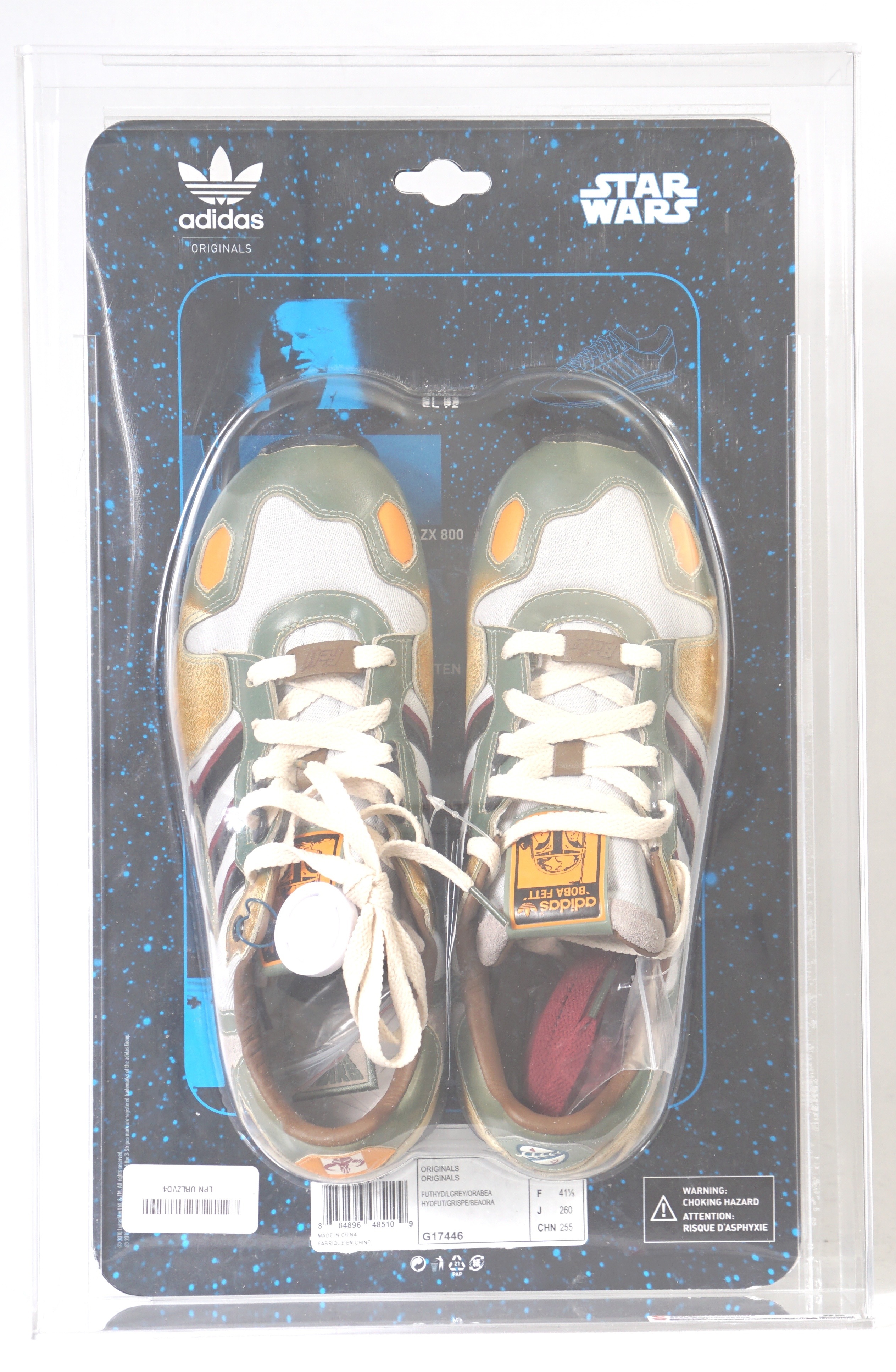 2010 Adidas Originals ZX800 Star Wars Boba Fett Tennis Shoes