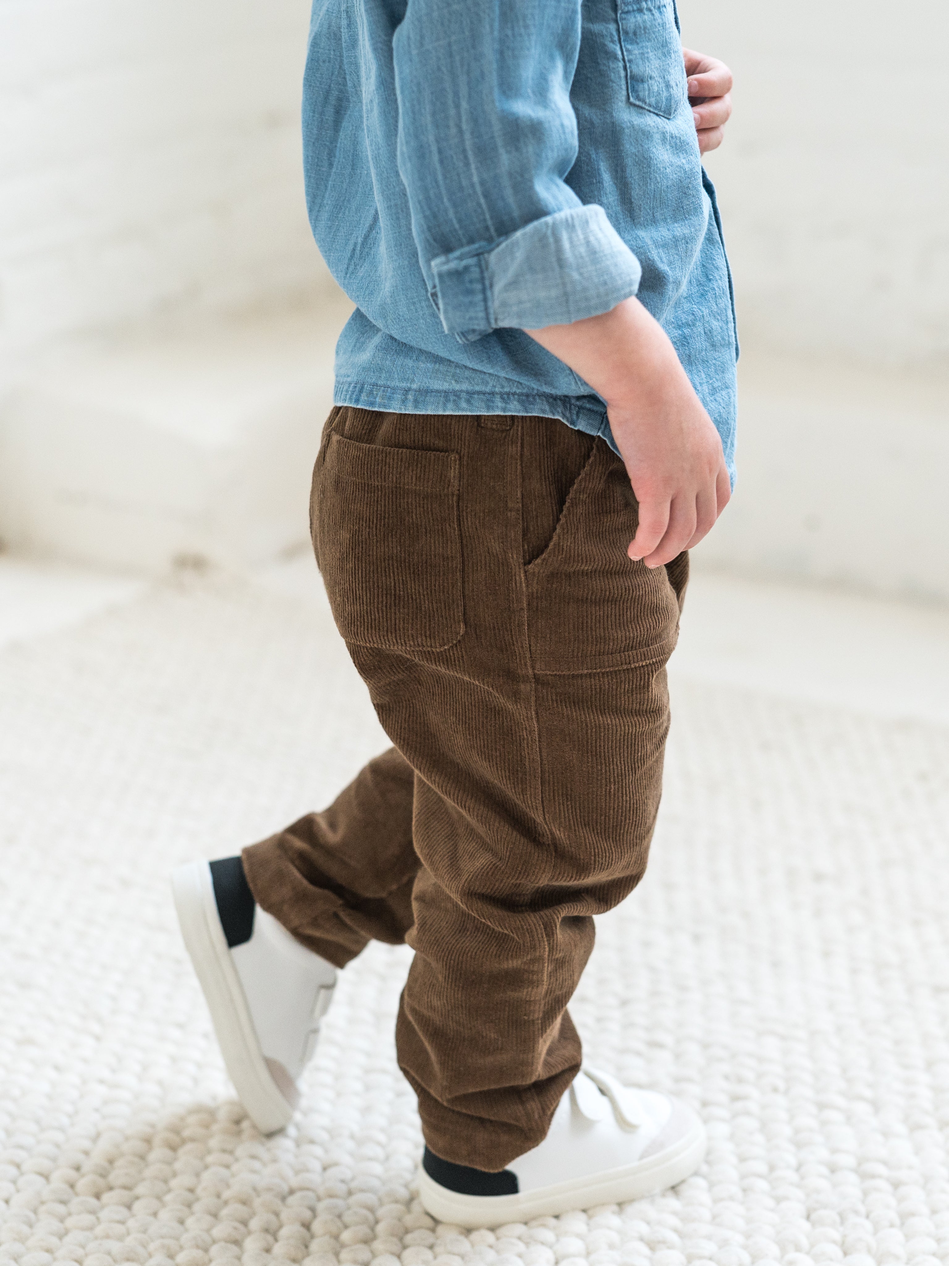 Kent Corduroy Pant - Ash / 3-6M