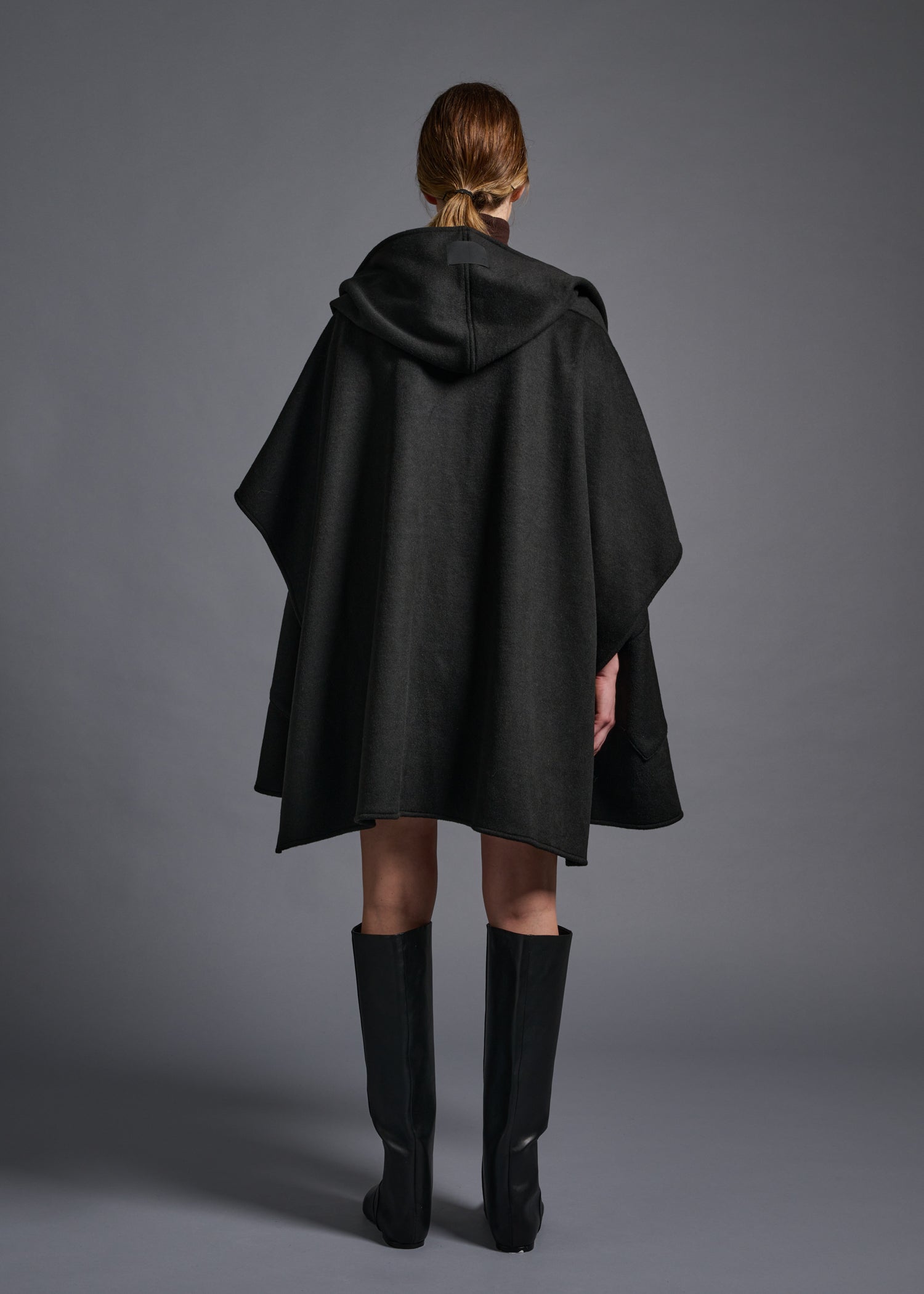 GITTY HOODED CAPE, フード付きケープ, ポンチョ, 日本製｜COGTHEBIGSMOKE