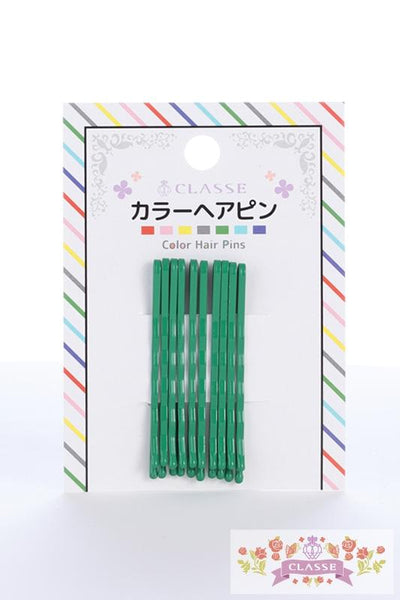 カラーヘアピン10本(緑)【廃番】 – COSTOP-こすとっぷ-