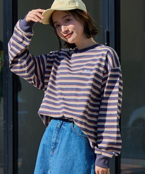 Penneys（ぺニーズ）別注アソートボーダーロングスリーブTシャツ
