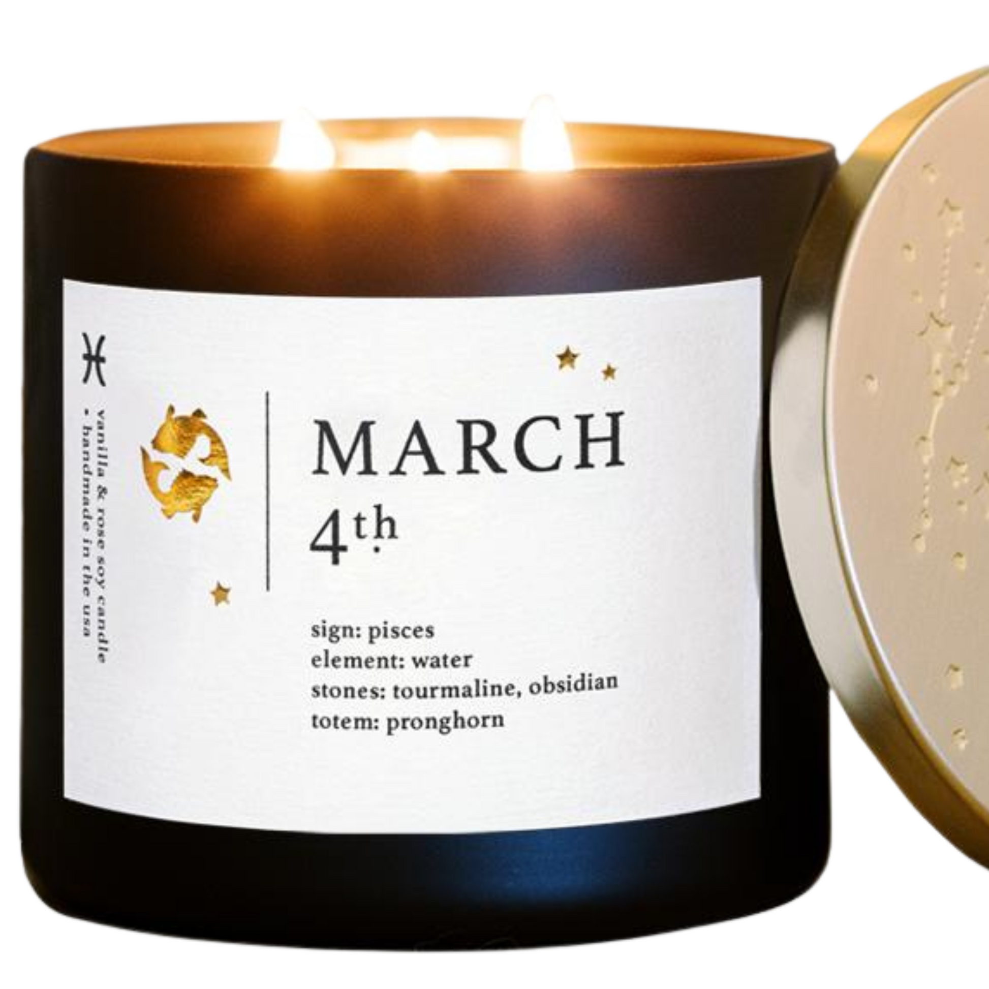 March Zodiac Candles | Pisces and Aries Birthday Gifts | Cosmos Within