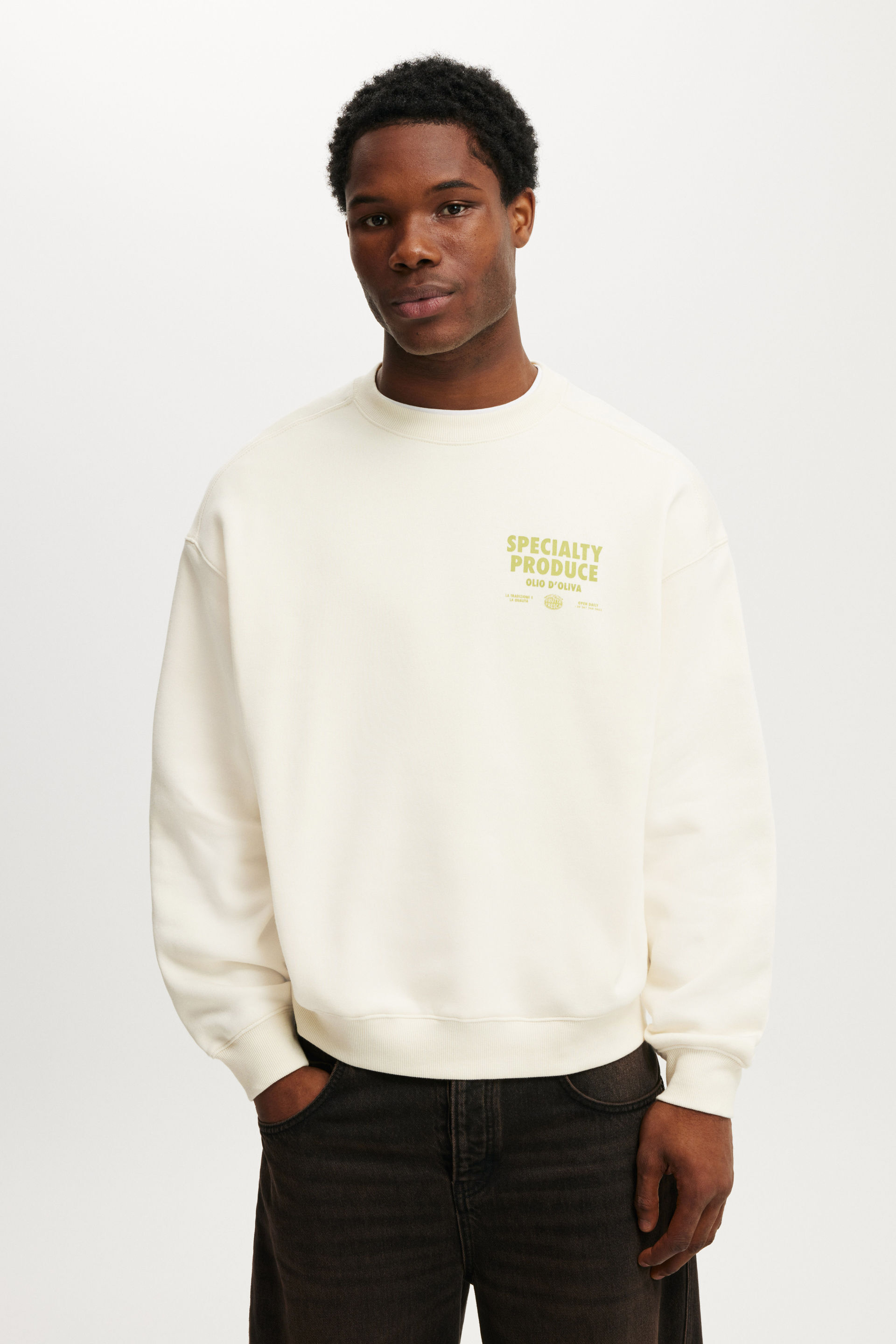 Mens Sweats | Crew Pullovers & Sweatshirts for Every Day | Cotton On