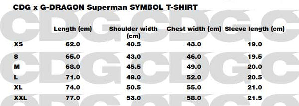 COMME des GARCONS CDG x G-DRAGON Übermensch SYMBOL T-SHIRT – cotwohk