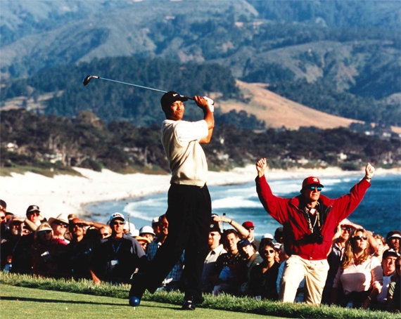 Golf Art | Tiger Woods | 2000 U.S. Open| Print