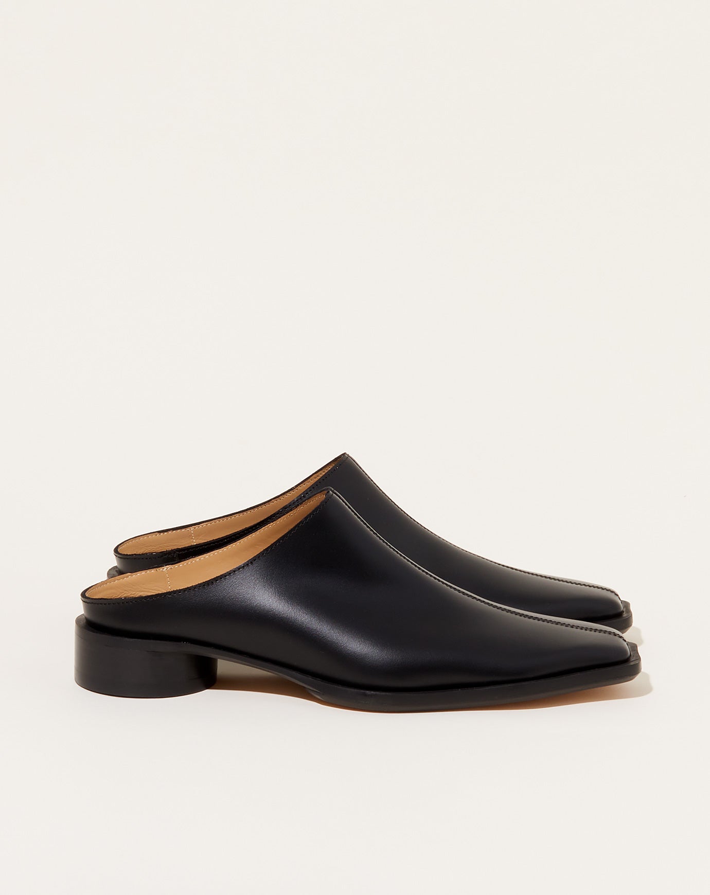 Slipper Mule in Black | MM6 | Covet + Lou | Covet + Lou